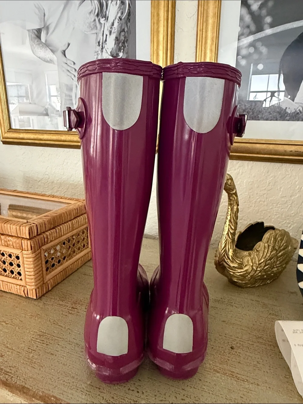 Hunter Kids Purple Rain Boots